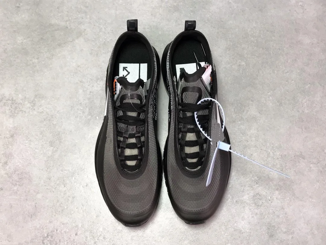 

2021 Really Best Quality OFF Sean Menta Wotherspoon 97 White Black 97s Fashion Shoes Running Sneakers Walking Trainers Size36 46