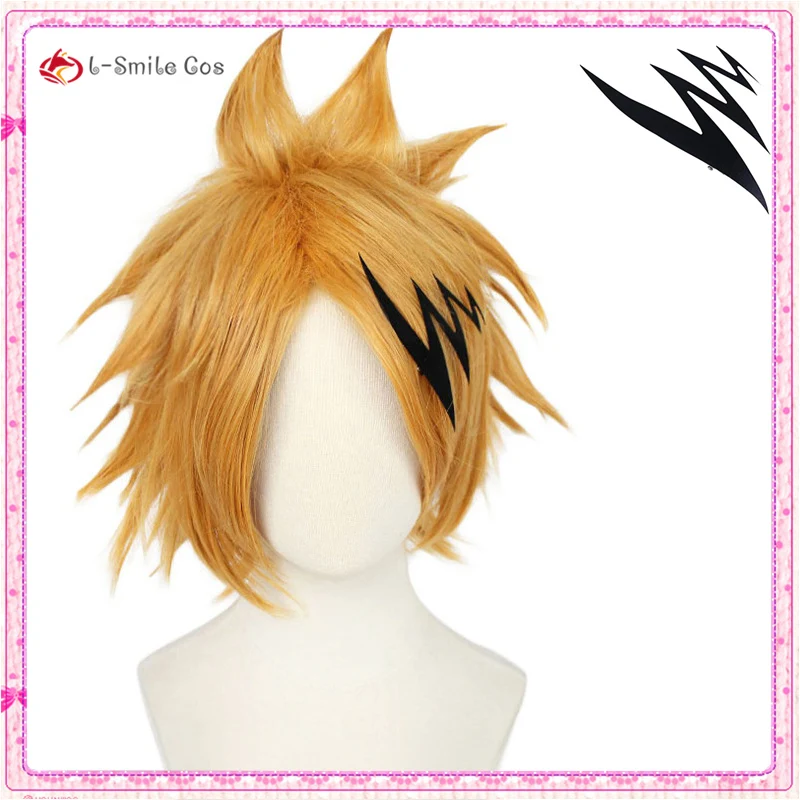 

Парик для косплея каминари денки из м/ф «Моя геройская Академия»