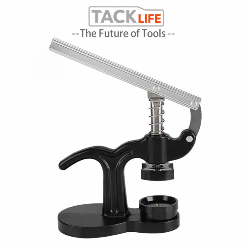 

TACKLIFE 16Pcs Watch Press Tool With Watch Battery Replacement Tool Kit Fitting Dies For Watch Back Remover Closer Repair Batte