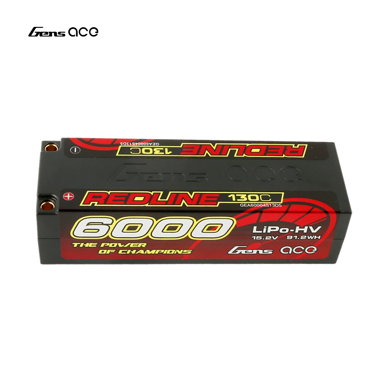 Литий-полимерный аккумулятор Gens ace Redline серии 6000 мАч 15,2 в 130C 4S1P HardCase 59 # HV Ultra LCG с высокой емкостью и высокой скоростью разряда