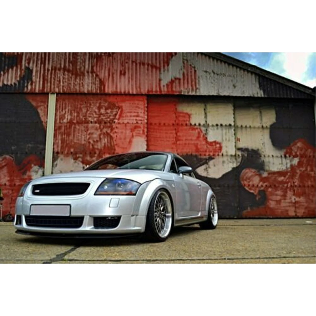 For Audi-TT MK1 8N CUPRA R FRONT SPOILER BUMPER LIP Euro Spoiler Lip Universal 3 pcs Body Kit | Автомобили и мотоциклы