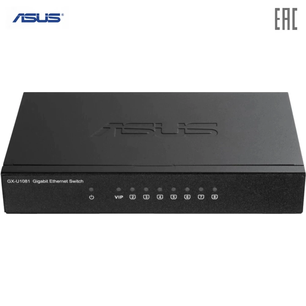 Коммутатор Asus GXU1081 сетевой коммутатор с VIPпортом 8 портов 10/100/1000 Mbit|Сетевые