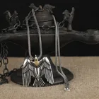 Реальная искусственная Серебряная длина цепочка с мечом фигурная модель ожерелье