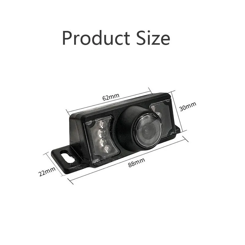 

Universal Car Rear View Camera 7 LED Infrared Light Night Vision Car Reversing Camera 120 View Angle Auto Parking Assistance