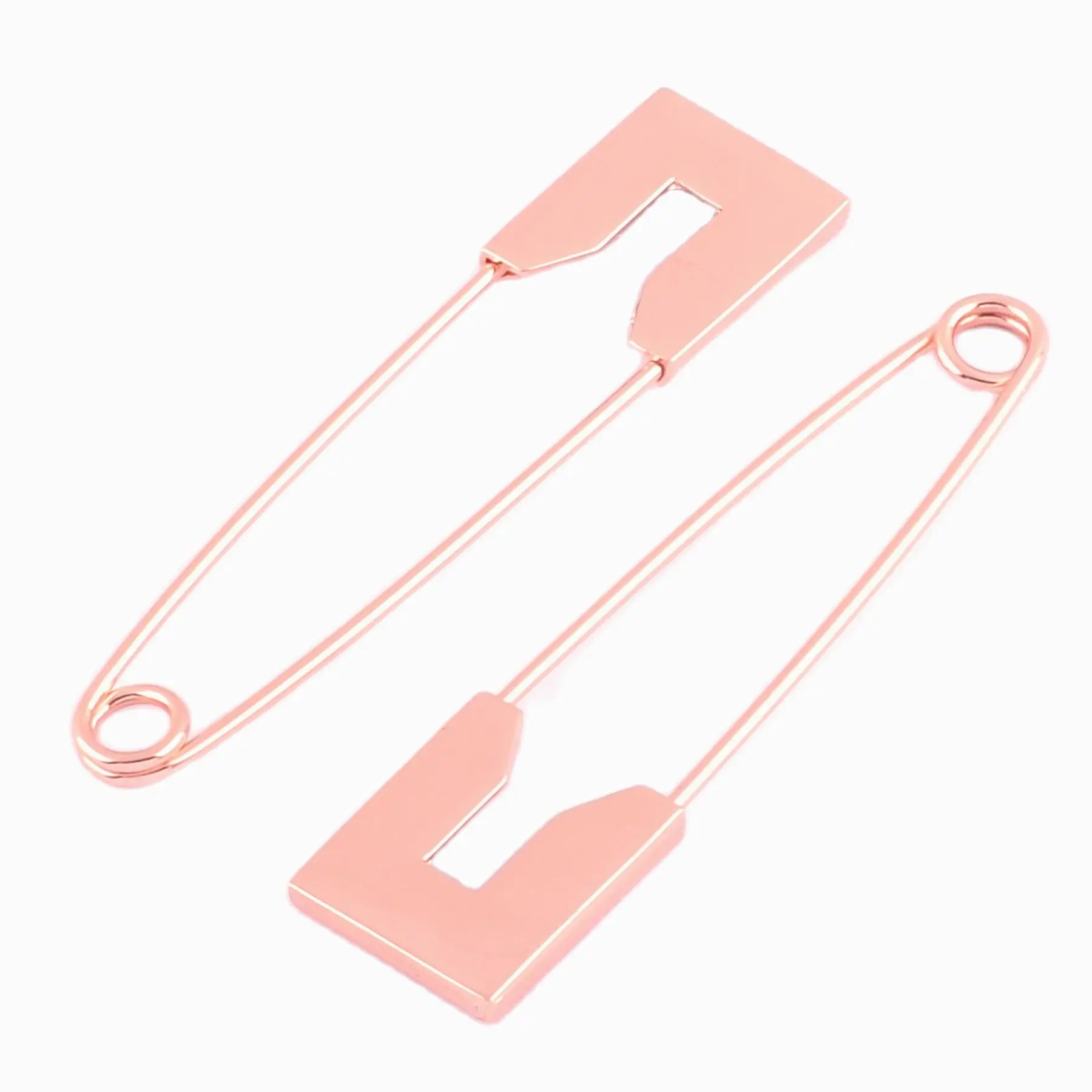 

4pcs 81mm Rose Gold pins Safety Pins Larger Safety Pins Kilt Pins Broochs letter Bar Pins Apparel Accessories DIY Sewing