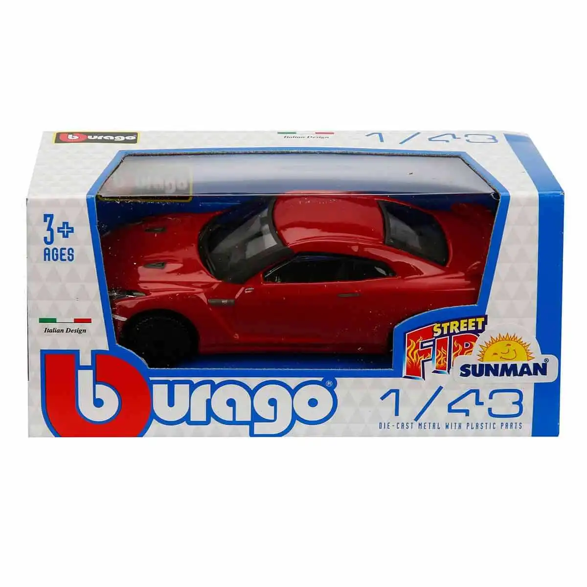 

1:43 Street Fire - 2009 Nissan GT-R (R35) Red