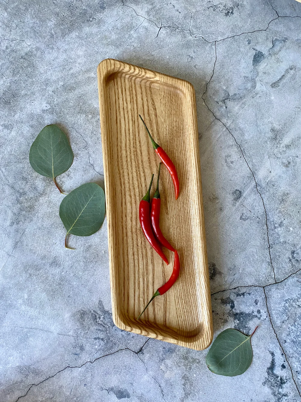 Blessed HOME / Тарелка для подачи из натурального дерева | Дом и сад