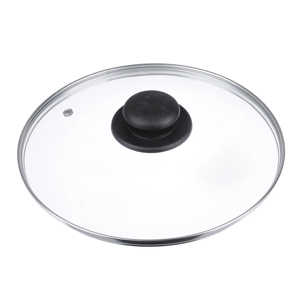 КРЫШКА ДЛЯ СКОВОРОДЫ D. 24 СМ СТЕКЛЯННАЯ С МЕТАЛЛИЧЕСКИМ ОБОДКОМ | Дом и сад