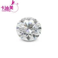 CADERMAY GRA Certified Round Brilliant Cut Loose Moissanite Diamond D Color Grade 5mm-11mm for Jewelry Making in Wholesale Price