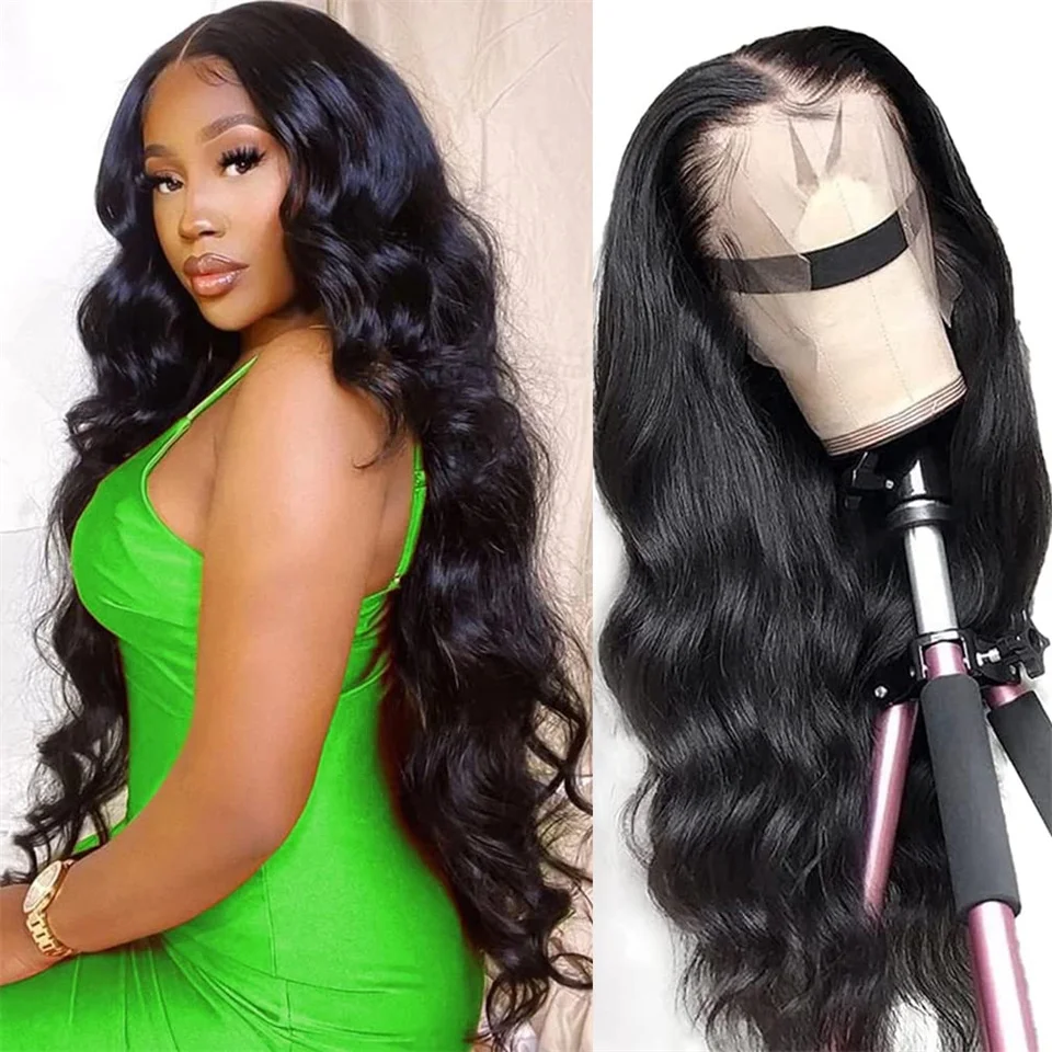 Brazilian Body Wave Wig Human Hair 13x4 HD Transparent Lace Front Wig Glueless Lace Closure Wig With Baby Hair For Women