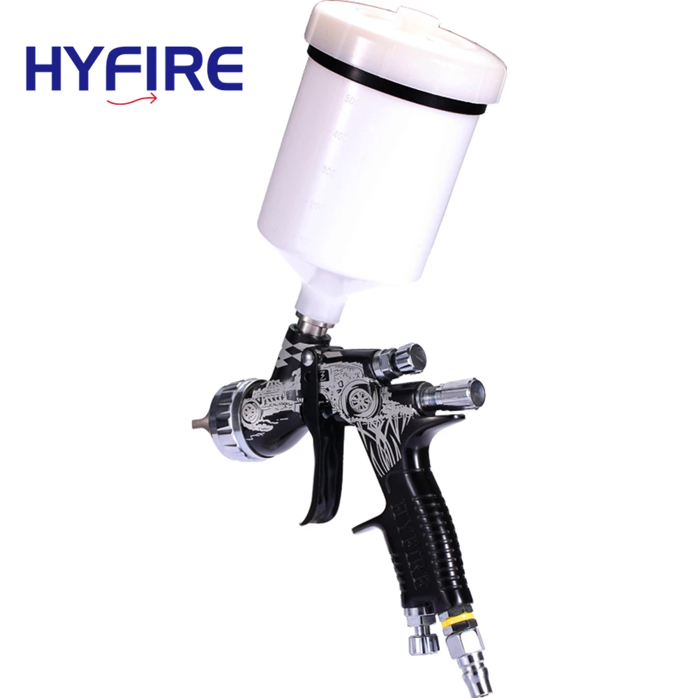 Professional GTI pro lite Painting Gun TE20 1.3mm nozzle spray gun paint water based air for car | Инструменты