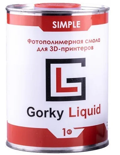 Фотополимерная смола Gorky Liquid Simple для 3D принтера DLP/LCD Anycubic photon mono frozen - купить по
