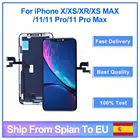 ЖК-экран для iPhone X XR XS MAX OLED, сменный ЖК-экран с 3D сенсорным дигитайзером в сборе, 11, 12 Pro Max Incell Pantalla