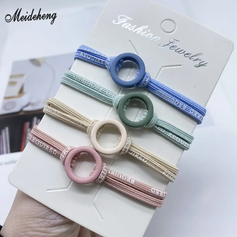 Сплав волос кольцо веревка круг бусины для ювелирных изделий Брелоки DIY Hairdress