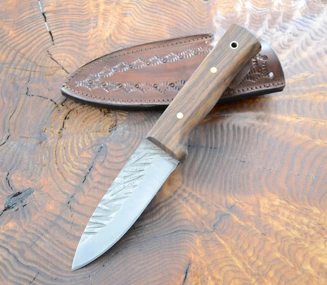 

Hunting Knife Bushcraft N695 High Carbon Handmade Forged Steel 416146609