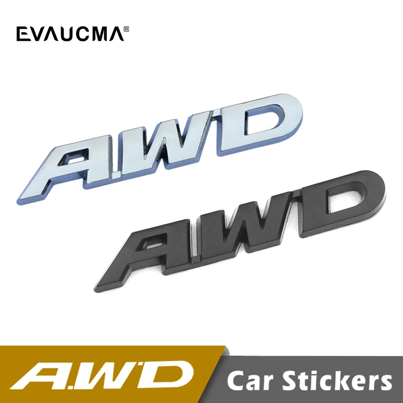 

Автомобильная 3D наклейка AWD для Toyota, Subaru, Honda, Mazda, BENZ, Audi, BMW, 4 колесных привода, внедорожника, вездеходного автомобиля, металлическая наклейка ...