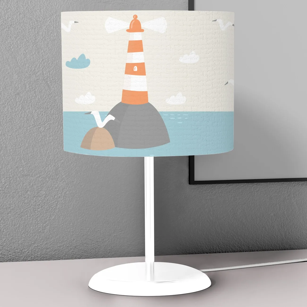 

Desk Lamps Decoration Table Night Lights Control For Baby Bedroom Bedside Lampshade Light Model 1341