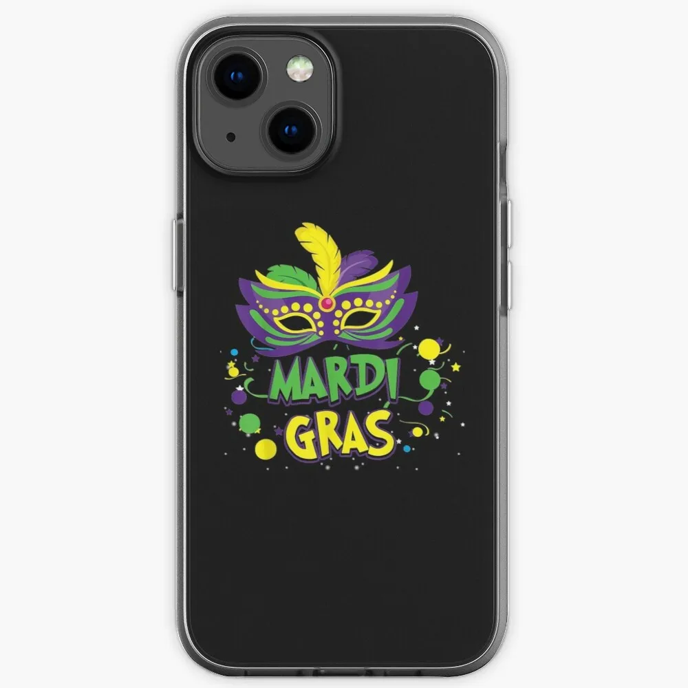 

Design Mardi Gras Color Mask Queen Carnival Picture Costume Phone Case iPhone 11 13 12 Pro XR X 7 8 Plus XS Max 6S Phone Cover
