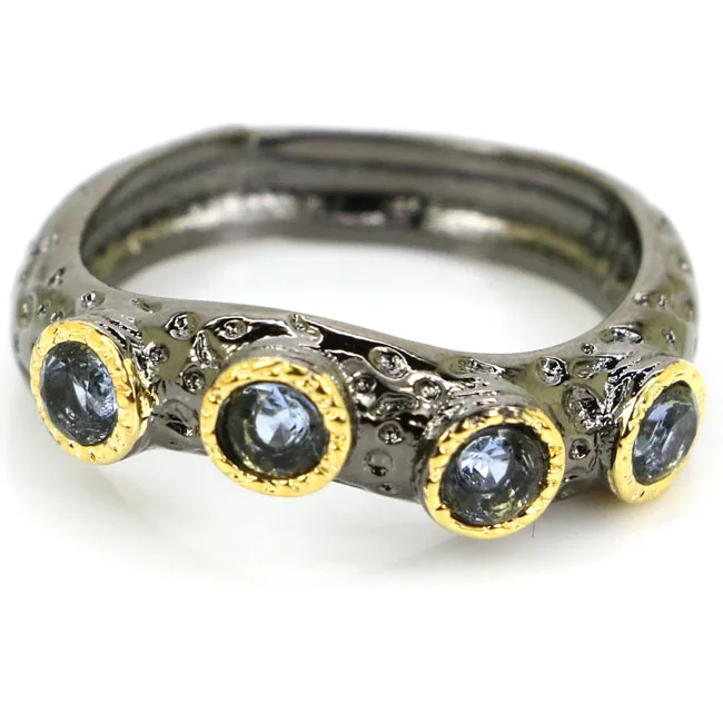 30x26 мм возвышенные антикварные винтажные гранат Аквамарин Ювелирные изделия из