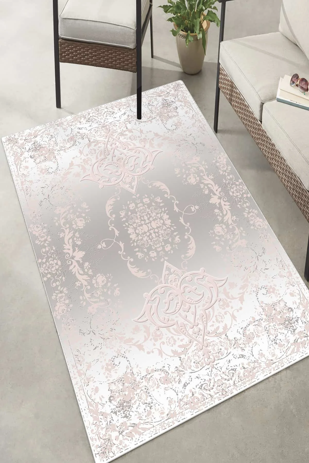 

Ковер для гостиной, из микрополиэстера, с нескользящей подошвой