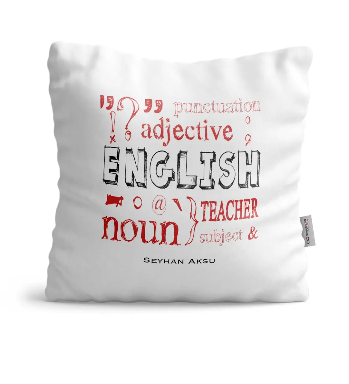 

Personalized English Teacher Satin Pillow-6