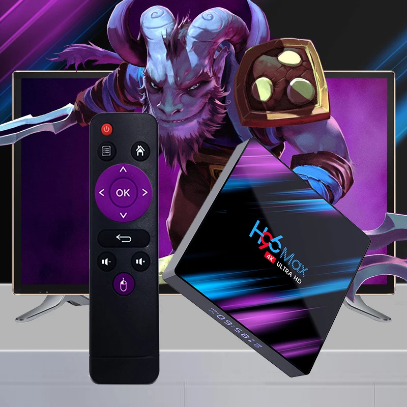 

Android 10 10.0 TV Box 4GB RAM 32GB 64GB ROM Set Top Box RK3318 4K 2.4G/5G WiFi Bluetooth-compatible smart Media Player