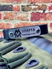 Кожаный браслет на руку Метро 2033 Спарта с лазерной гравировкой