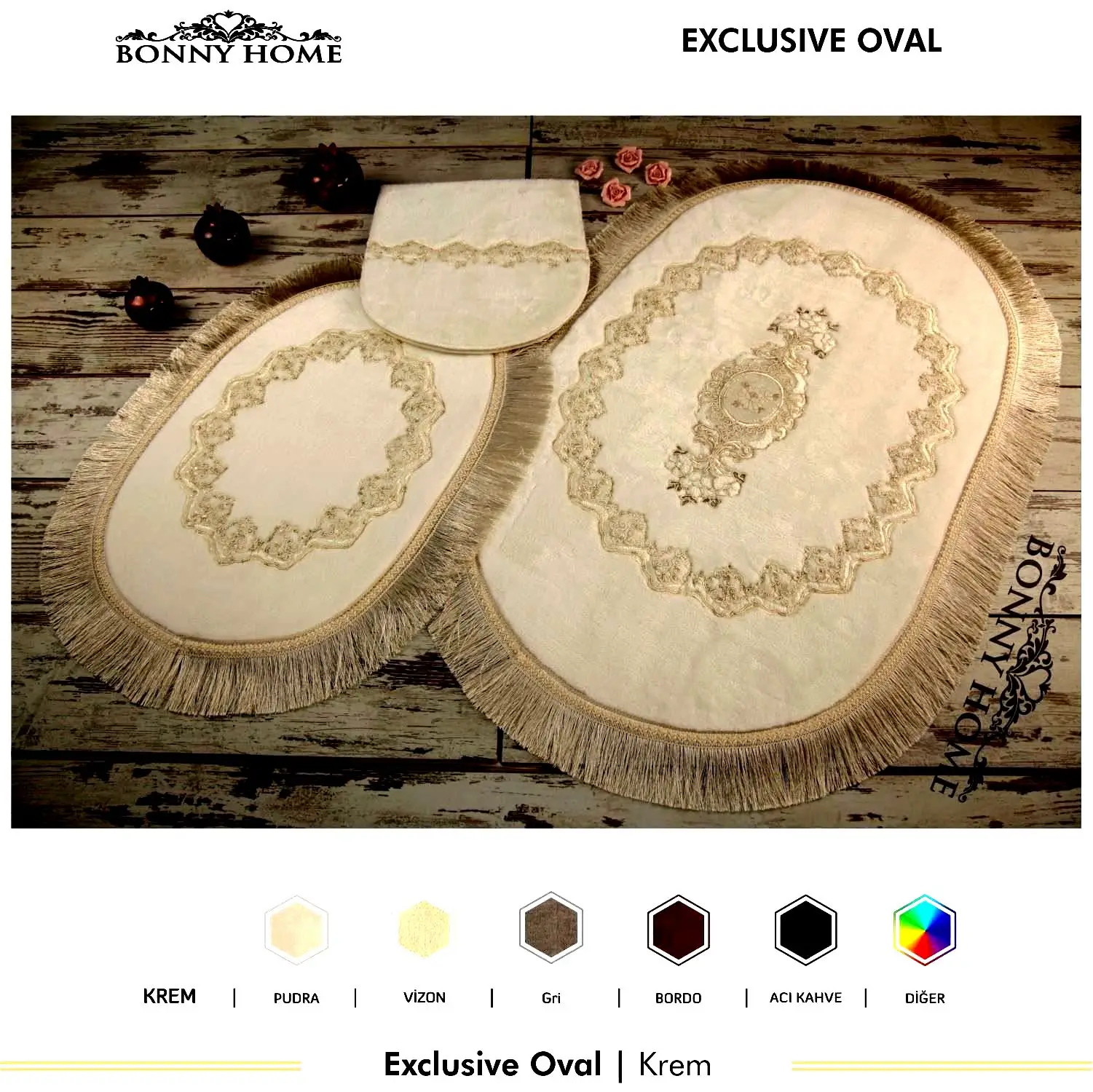 Offerte Bonny Home Esclusivo Set Di Cestini Per Biancheria Da 6 Pezzi Bianco E Set Di Tappetini Da Bagno Organizzatore Deposito Di Vestiti Sporchi E Tappeti Da Bagno