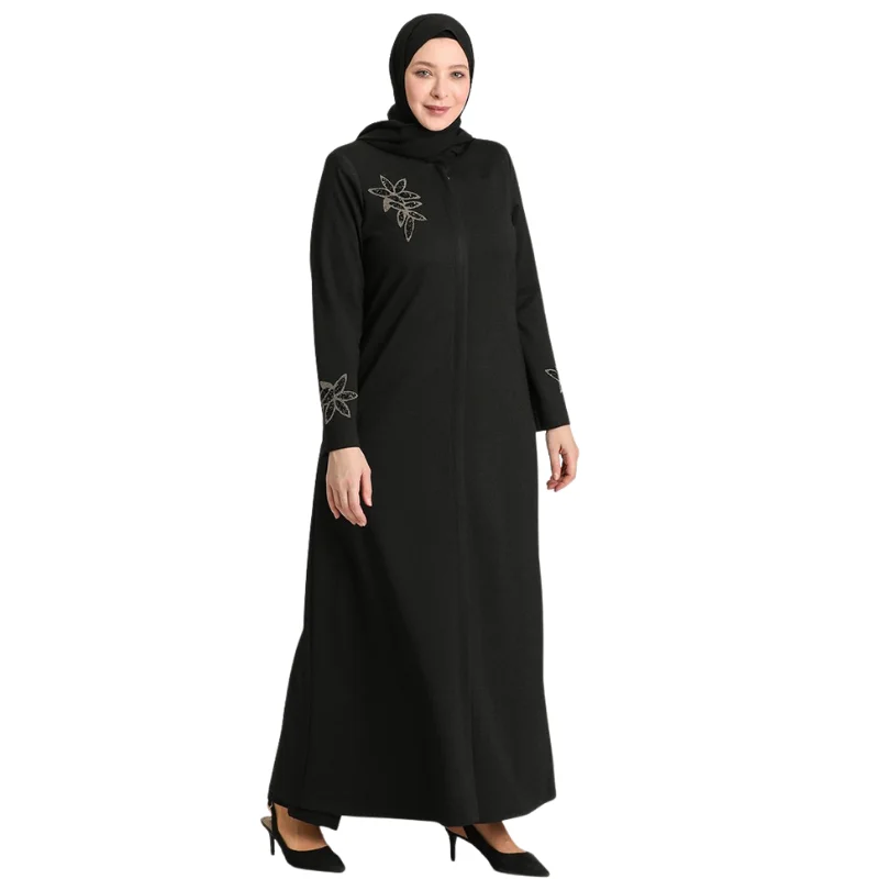 

Женское платье на молнии, Abaya, Турецкая мусульманская мода, мусульманская одежда, Дубай, стальбум, эксклюзивные стили 2021