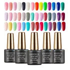 Цветной Гель-лак, искусственный гель, лак для ногтей, праймер для маникюра, полуперманентный Гибридный верхний слой, Гель-лак, Блестящий лак для дизайна ногтей