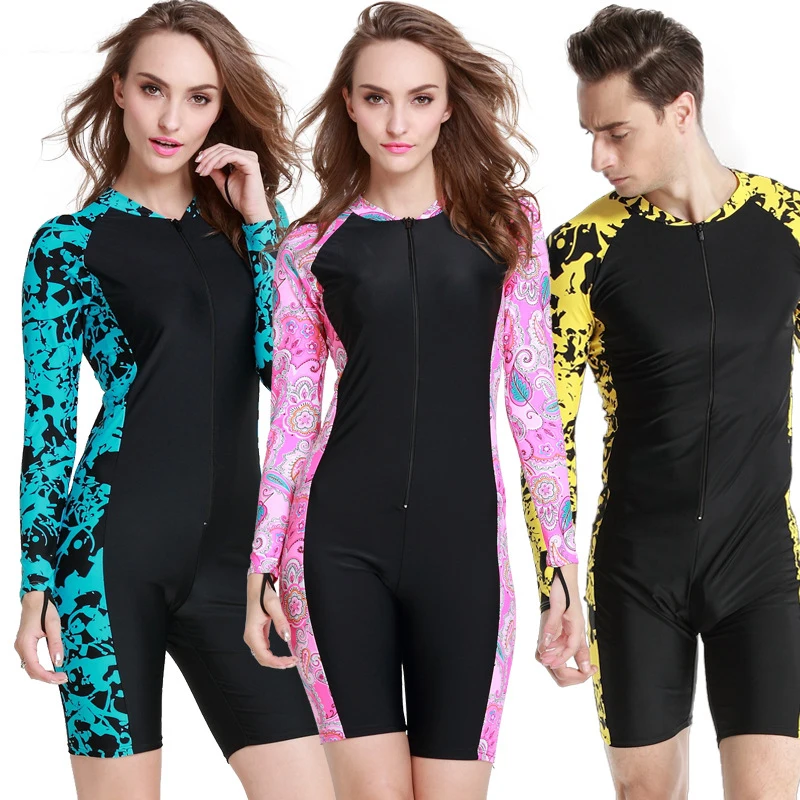 

2022 New Men's and Women's Wet-suit Long Sleeve One Piece Cold Proof Jellyfish Prevention Quick Drying Diving Suit 1010