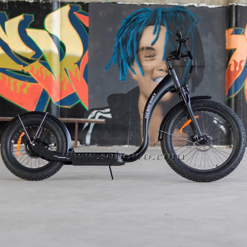 Стоячий Escooter большой колесо E-scooter внедорожник подвеска Электрический скутер -