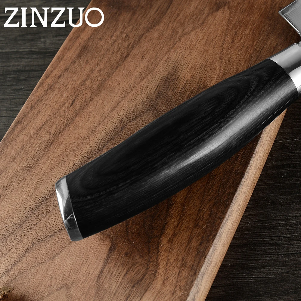 ZINZUO 8-дюймовый Нож для сашими дамасский нож рисования 67 слоев VG10 кухонный
