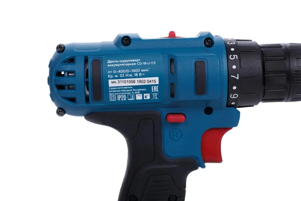 Дрель-шуруповерт аккумуляторная КРАТОН CD-18-Li-1 5 | Инструменты