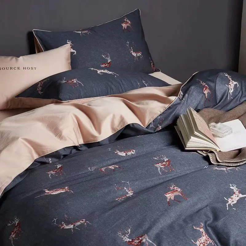 Комплект постельного белья Сатин Премиум CPA009 из египетского хлопка|Комплекты