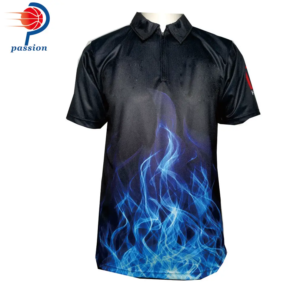 Черно синие рубашки для боулинга с 3 пуговицами бесплатная доставка|Рубашки