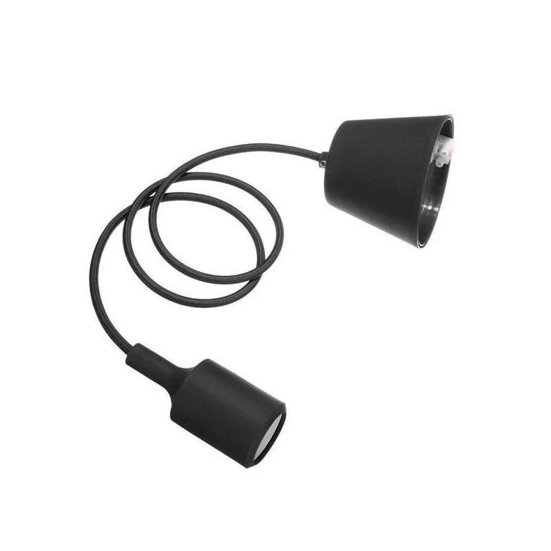 E27 патрон подвесной дверной потолочный светильник силиконовый холст|Настенные