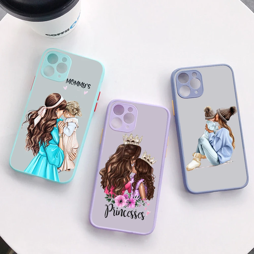 

Super Mom Phone Case for iPhone 11 12 13 Mini Pro Max 8 7 Plus X XR XS MAX Matte Silicone Back Cover