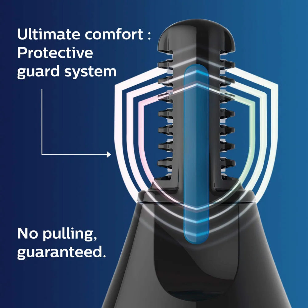 Электрический Триммер Philips для носа и ушей Беспроводная Бритва моющаяся