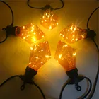 Водонепроницаемая светодиодная Рождественская гирлянда с бриллиантами, уличная Водонепроницаемая декоративная лента для заднего двора, свадьбы, праздника, 24 В постоянного тока