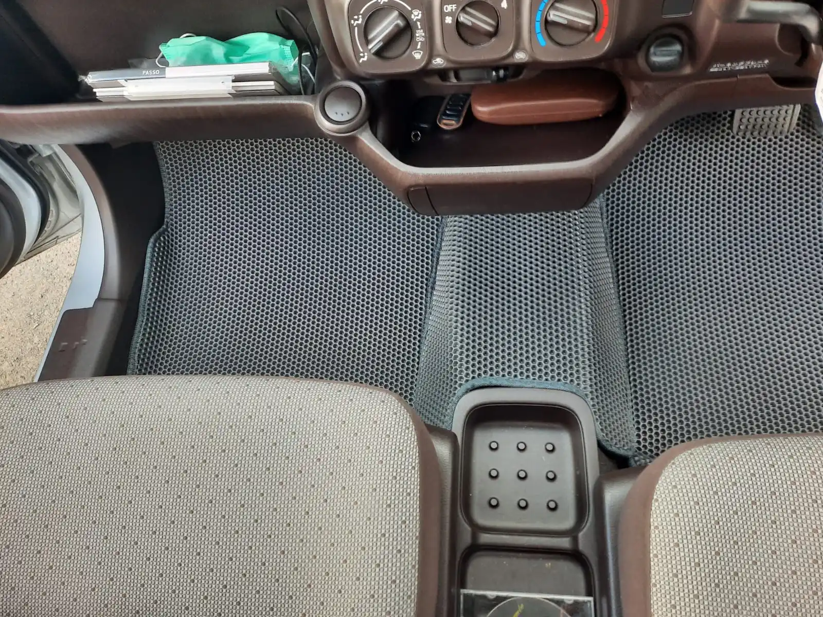 Коврики Eva с бортами на Toyota Passo 2 Пассо (2010 - 2016) автомобильные коврики Ева Эва 3D