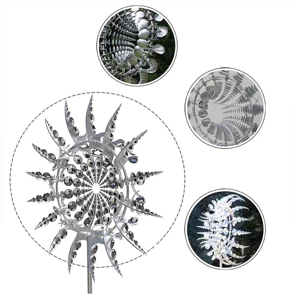 

Unique And Magical Metal Windmill Outdoor Wind Spinners Wind Catchers Yard Patio L awn Garden Decoration QJS Shop