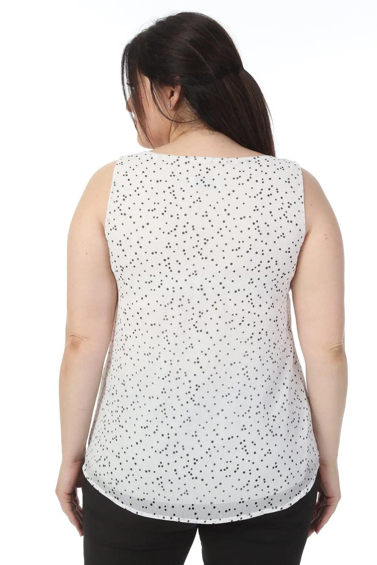 Блузка Hanezza размера плюс ZERO рукава