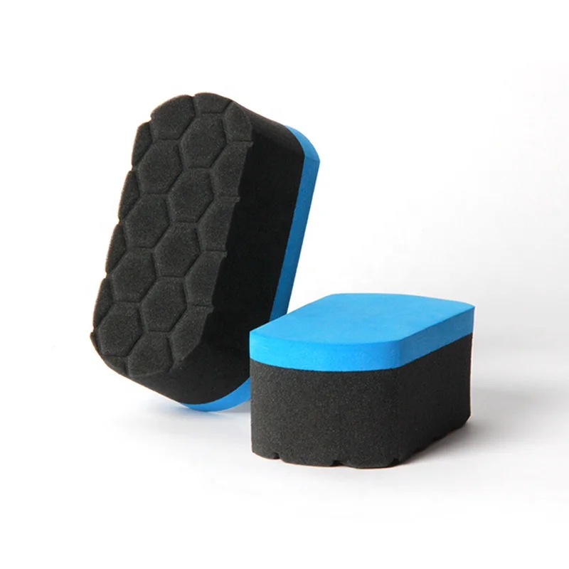 

Пена для полировки автомобилей, черно-синяя, подушечка-аппликатор