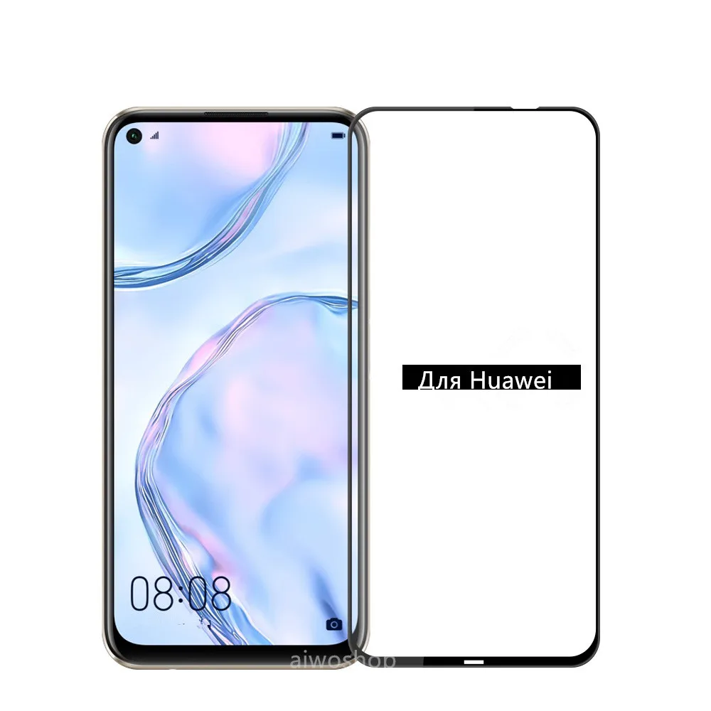 Защитное стекло Full screen полноэкранное Pro+ для Хуавей Huawei Nova 5i Pro/Nova 5T/Nova 5Z/Honor 20/Honor 20