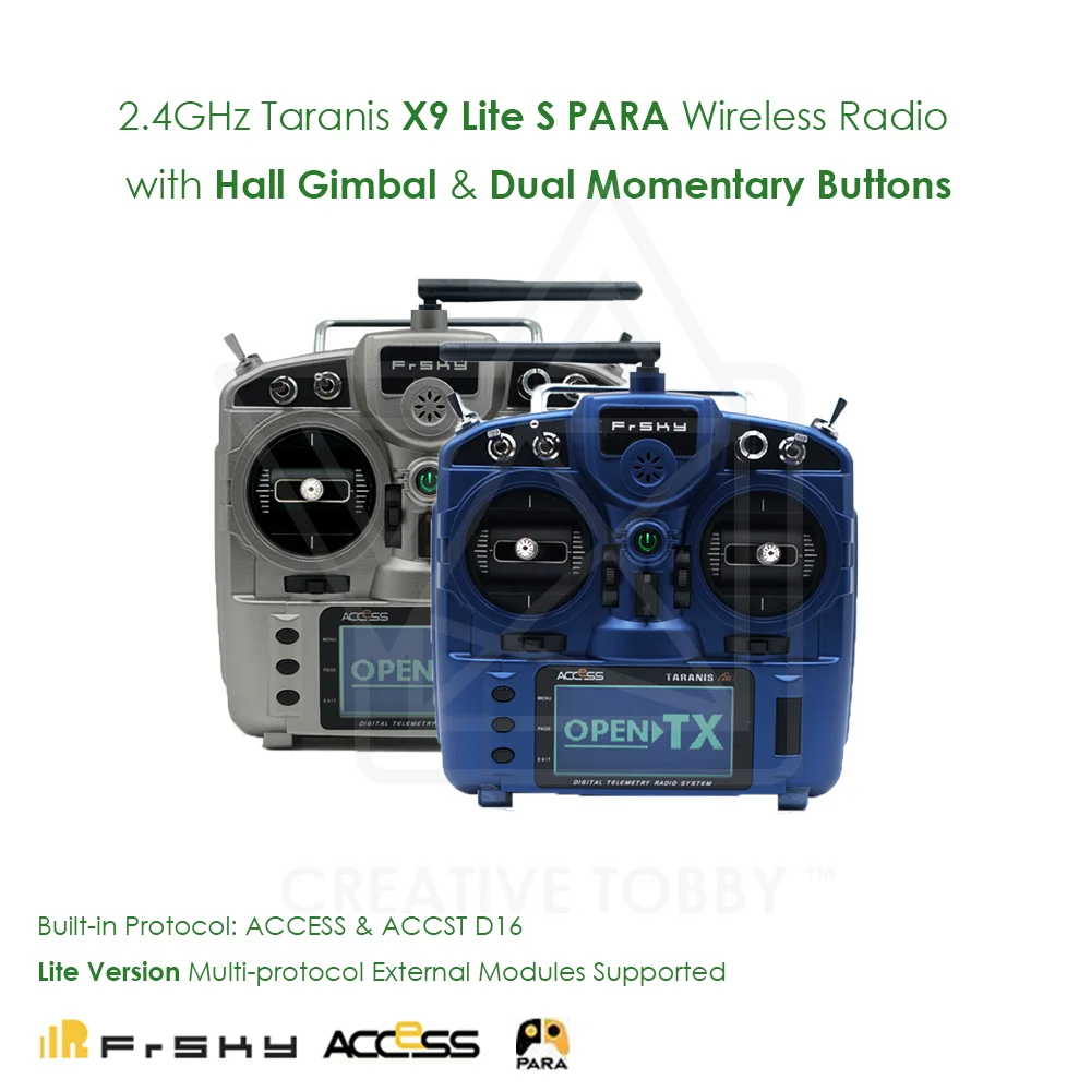 Радиоприемник FrSky 2 4 ГГц Taranis X9 Lite S ACCESS PARA с гиростабилизатором Холла и двумя
