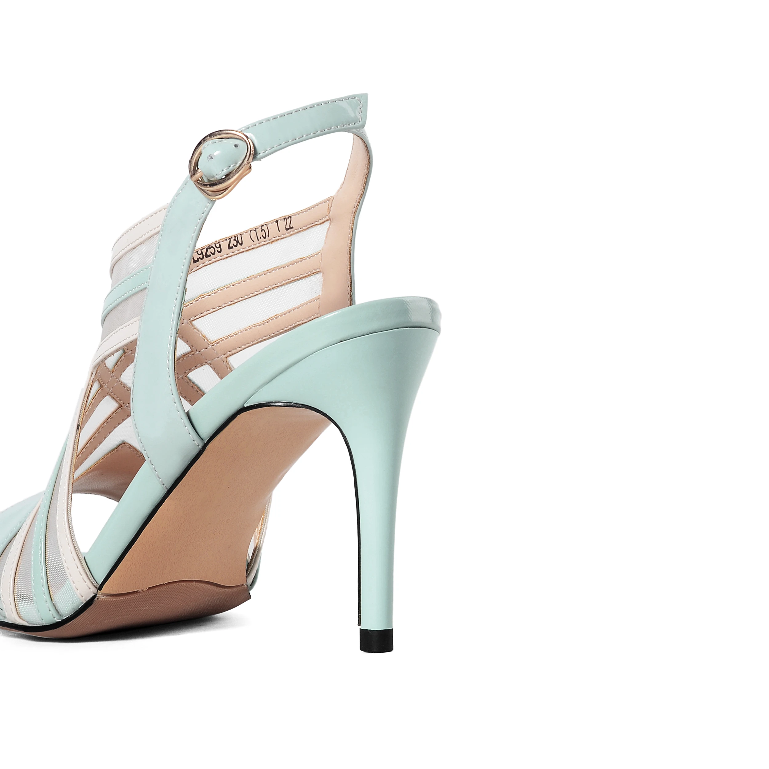 

Sandals Women 2021 Blue Summer High Heels Shoes Woman 2021 New Design Leather Sandals 9cm