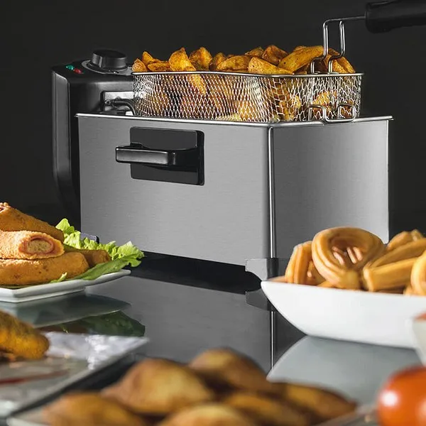 Фритюрница с глубоким содержанием жира Cecotec Cleanfry 3L 2000W из нержавеющей стали |