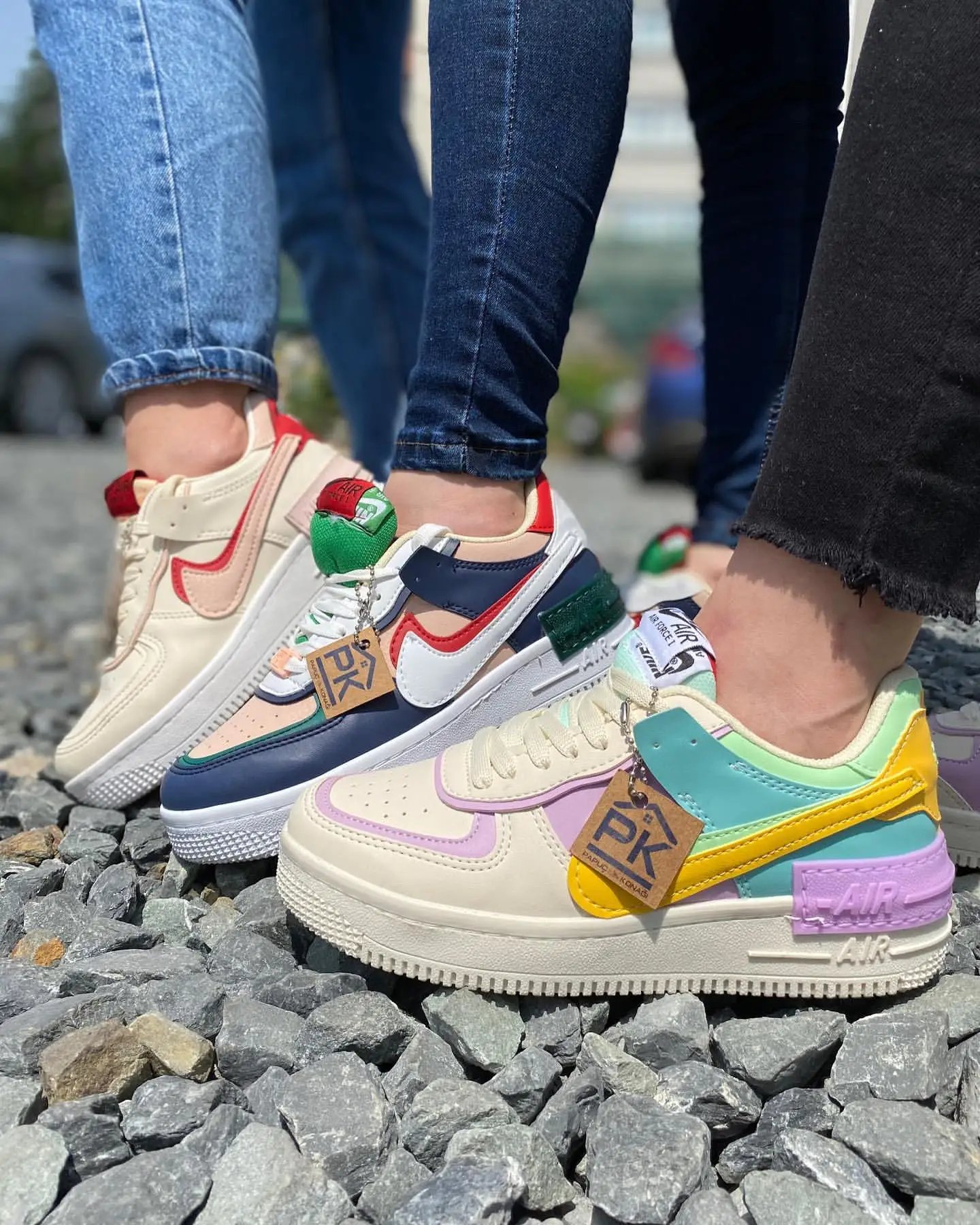 Кроссовки Nike Air Force 1 Shadow женские цветная обувь для повседневного зала прогулок