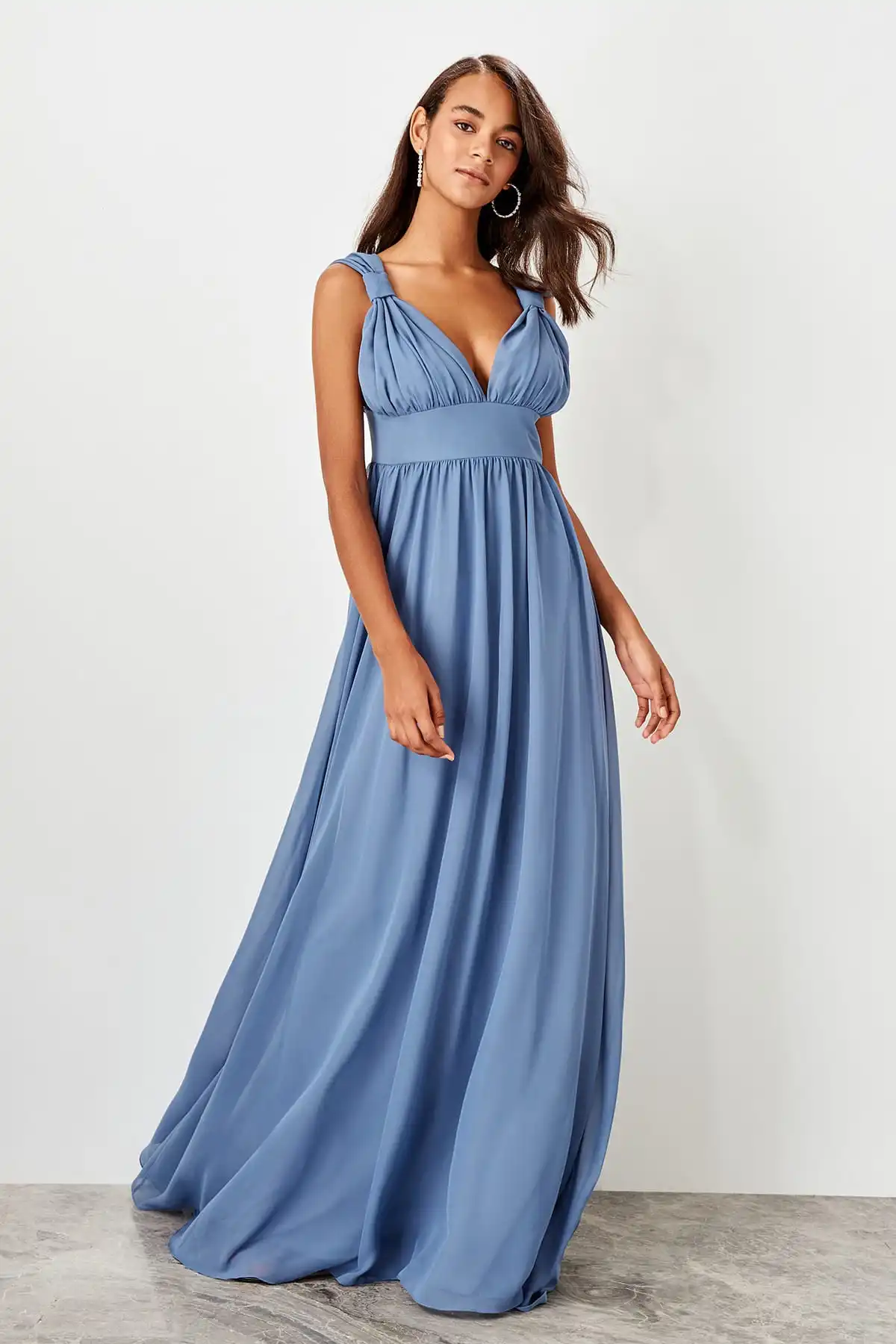 Trendyol корсаж детальное вечернее платье TPRSS19BB0432|Вечерние платья| |